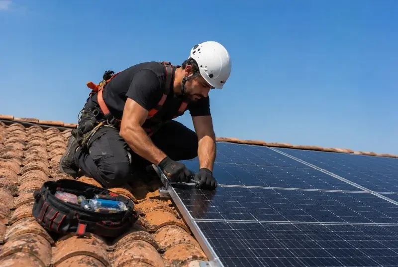 Maintenance et monitoring de panneaux solaires à Tocane-Saint-Apre